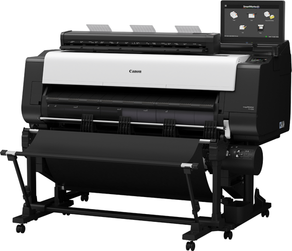 Canon iPF TX-3200 Z36/RU-32 AIO 36" storformatprinter inkl. scanner, ekstra rulleenhed, printerstand og DK pakke - Image 4